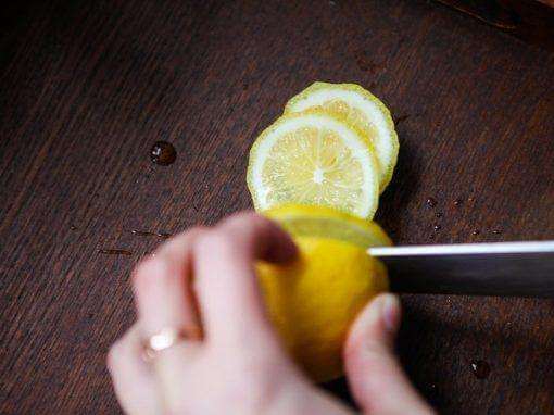 découper des citrons